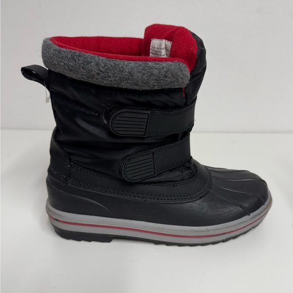 Thermolite Kids Snow Boots Black Size 5 - Picture 8 of 11